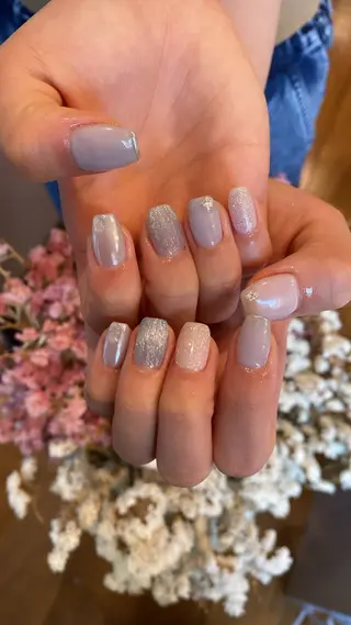 ネイル crystal ⭐︎ colorのネイルデザイン