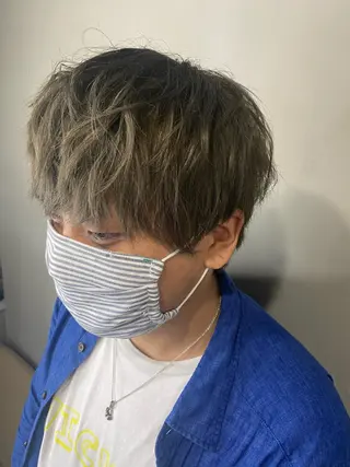 ショート カラー メンズ 寳泉 章弘のヘアスタイル