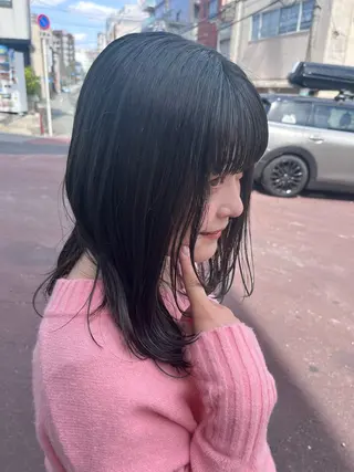 セミロング 藤倉なつみ /玉造のヘアスタイル