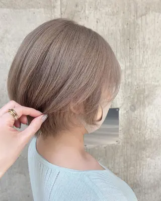 ショート 🌼透明感カラー ✳︎eri🌼のヘアスタイル