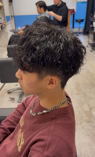 パーマ メンズ メンズサロン リョウタのヘアスタイル