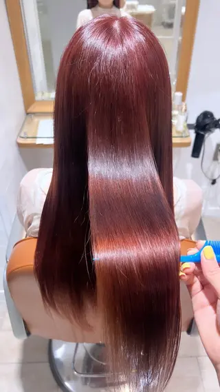 ロング カラー モデル募集 セイノチヒロのヘアスタイル