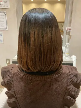 ミディアム 柳内 崚平のヘアスタイル