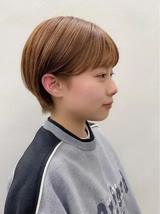 ショート カラー Paddle所属・似合わせレイヤー/ ニュアンスパーマ高倉のヘアスタイル