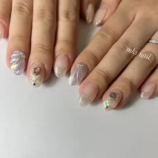 ネイル mks＊nail //  枚方長尾のネイルデザイン