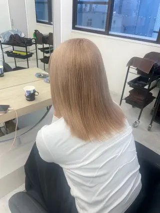 セミロング 抜け感style💎 𝑹𝑼𝑵𝑨のヘアスタイル