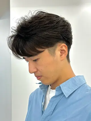 ショート パーマ メンズ Vir by browのヘアスタイル