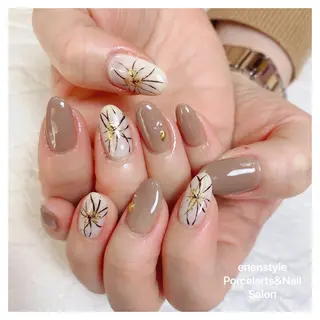 ミディアム ネイル 👑enen style👑のネイルデザイン