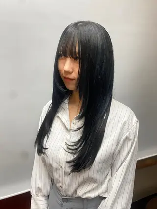 ロング 寺島 希乃佳のヘアスタイル