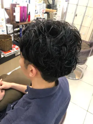 ショート パーマ メンズ リリー /Men's/パーマのヘアスタイル