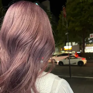 ロング カラー ヘアアレンジ three Natsumeのヘアスタイル