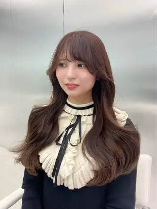 ロング カラー 🖤韓国･網紅 KOYUKI🖤のヘアスタイル