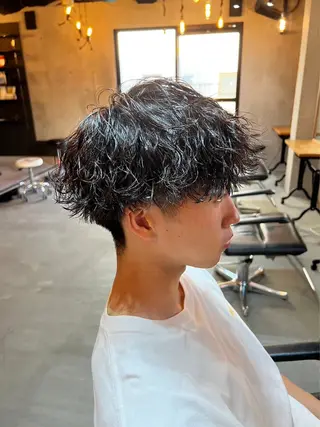 パーマ メンズ 石川 歳也のヘアスタイル