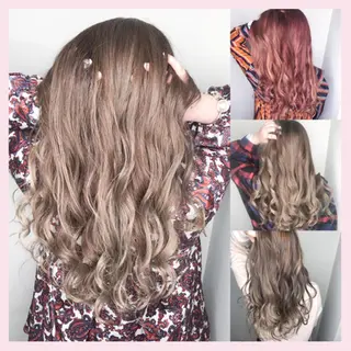 ミディアム カラー パーマ ヘアアレンジ 🫧代表/新宿駅近/ 限定価格🫧田辺貴裕のヘアスタイル