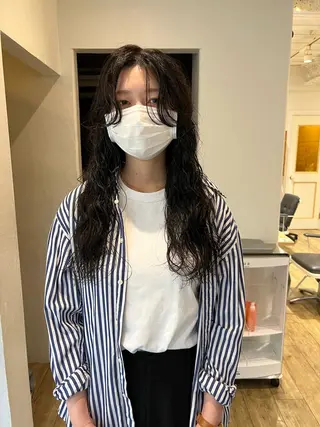 ロング パーマ ショート& パーマ　坂本のヘアスタイル