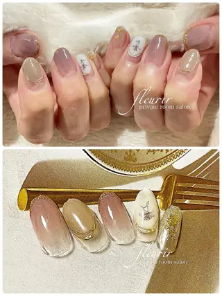 ネイル フルリール 【プライベートサロンのネイルデザイン