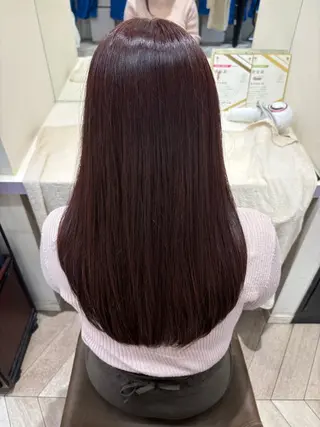ロング カラー 川崎 唯華のヘアスタイル