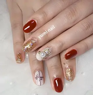 ネイル 𝐲𝐮𝐦𝐢🎀 長さ出しデザイン専門のネイルデザイン