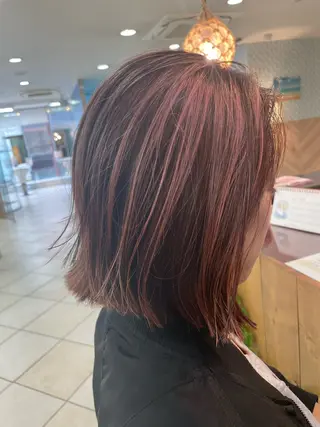 ショート カラー ボブ/暖色/デザイン KOYUKI⛄️のヘアスタイル