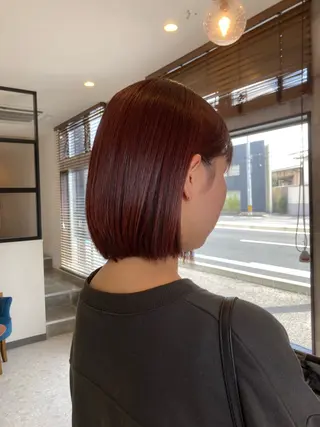 ミディアム ハマノ ミユのヘアスタイル