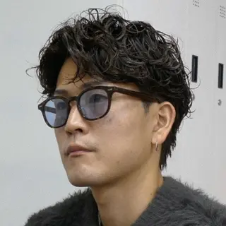 ショート パーマ メンズ 立川/メンズパーマ 厚進太郎のヘアスタイル