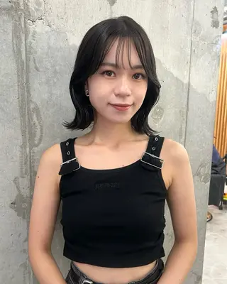 ミディアム 🫧ふじたまゆ🫧 レイヤーカット✂︎のヘアスタイル