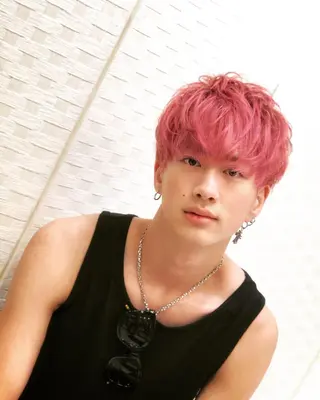 ショート カラー メンズ 北川大輔🌟 小顔レイヤーカットのヘアスタイル