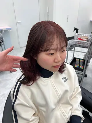 ミディアム カラー 💖札幌カラー 指名No.1💖玲奈のヘアスタイル