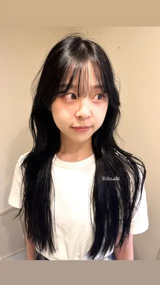 ロング カラー ヘアアレンジ りこ 11/4空きありのヘアスタイル