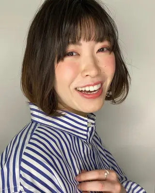 カラー パーマ 似合わせ✨透明感🫧 佐藤優斗のヘアスタイル