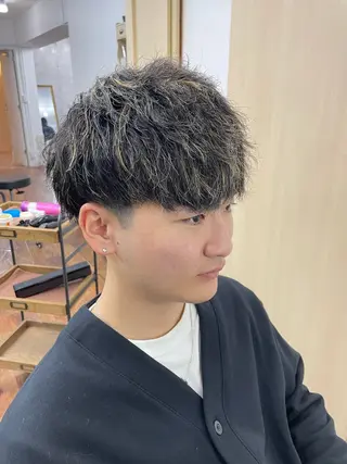 カラー パーマ メンズ RITSUKI横浜 メンズ特化😎のヘアスタイル