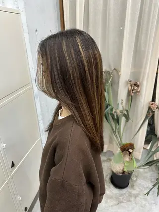 ミディアム MUKU ひかるのヘアスタイル