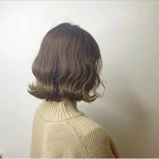 ミディアム カラー stylist店長 岡本真依のヘアスタイル