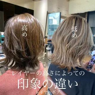 ショート カラー ヘアアレンジ 骨格別小顔カット/ 顔周りカット/金井のヘアスタイル