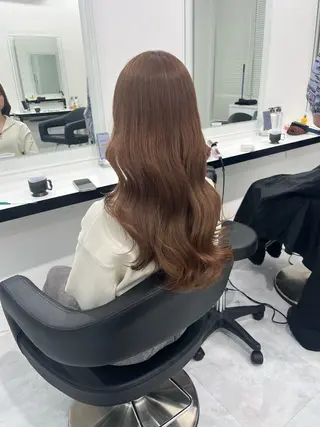 セミロング カラー トレンドレイヤー No.1/KOHEIのヘアスタイル