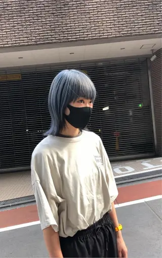 ミディアム 🌸ハイトーン 新田　廉 🌸のヘアスタイル