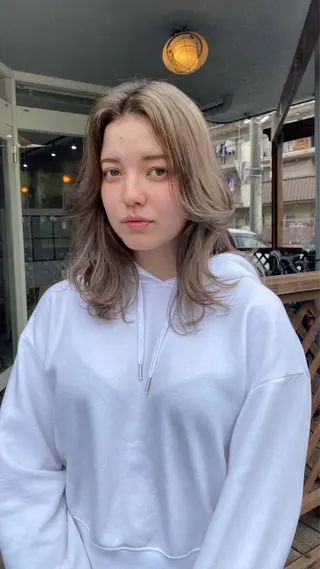 ロング カラー 石井 大空のヘアスタイル
