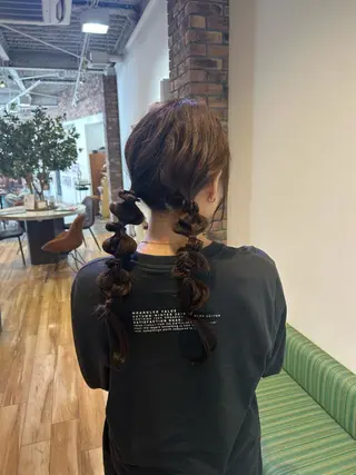 ロング 永田 幸花のヘアスタイル