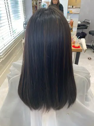 セミロング カラー 【髪質改善 艶髪】 布川 莉穂のヘアスタイル