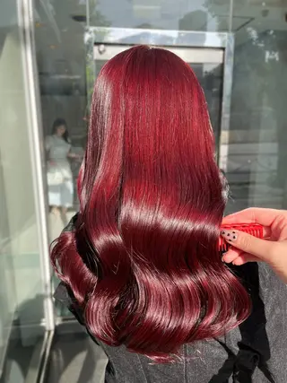 ロング カラー 🍒暖色カラー /やぎふうか🍒のヘアスタイル