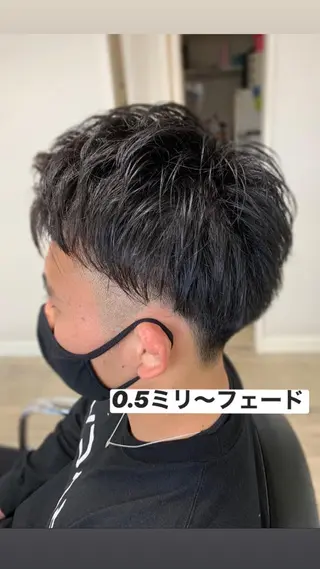 ショート 友利 一馬のヘアスタイル