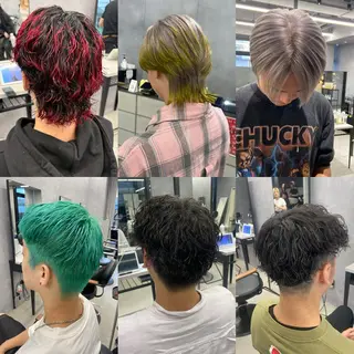 ショート カラー パーマ メンズ ✨S sweet 京都駅店✨sionのヘアスタイル