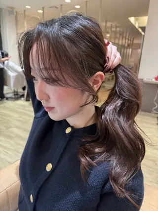 ロング 福井 珠乃のヘアスタイル