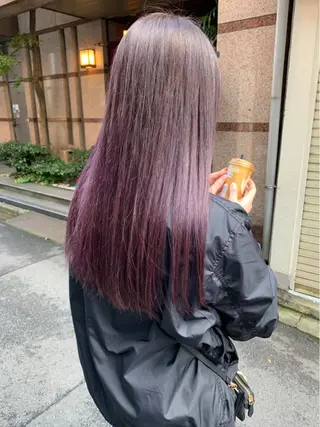 ミディアム カラー 西村あきや トレンド韓国ヘアのヘアスタイル