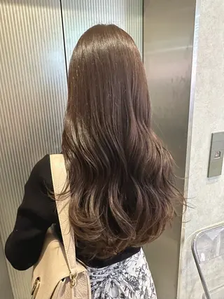 ロング カラー ヘアアレンジ REONA🪽✨薬院 レイヤーカット🫧のヘアスタイル