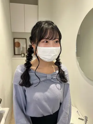 ヘアアレンジ アレンジ/ブラウン カラー HARU🕯のヘアスタイル