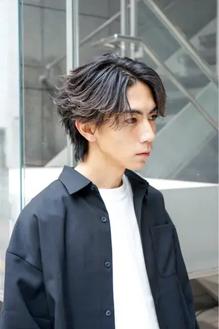 メンズ Bond Story りき カラーモデルのヘアスタイル