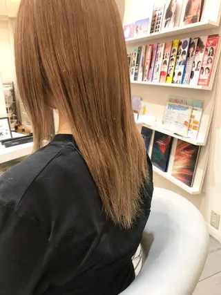 ロング カラー 阪上 沙織のヘアスタイル