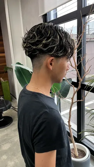メンズ パーマスタイル特化◎ 永戸圭汰のヘアスタイル