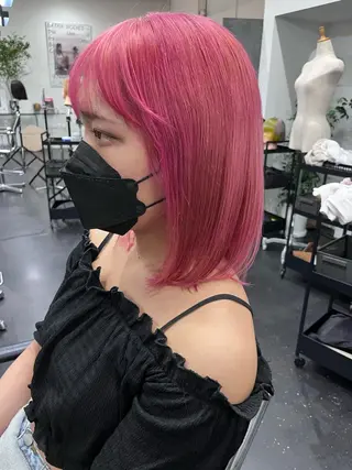 ミディアム 似合わせパーマ/ 山本銀次郎のヘアスタイル